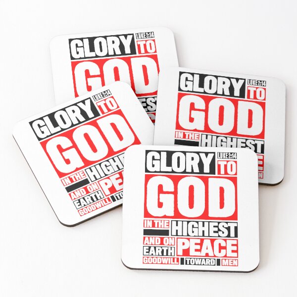 Item preview, Luke 2:14 Glory to God in the Highest designed and sold by plushism.