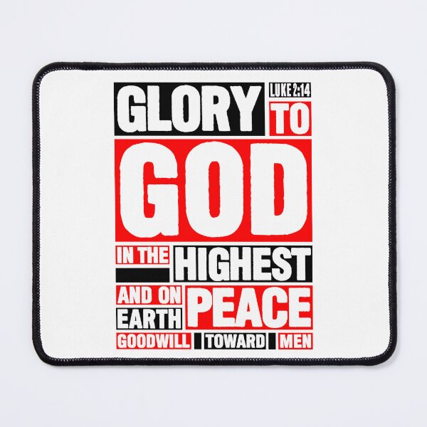 Item preview, Luke 2:14 Glory to God in the Highest designed and sold by plushism.