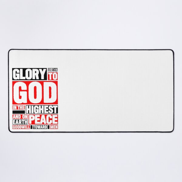 Item preview, Luke 2:14 Glory to God in the Highest designed and sold by plushism.