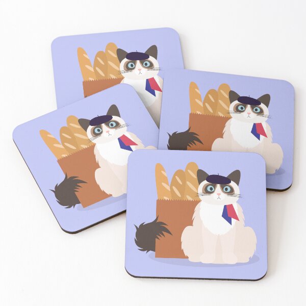 Item preview, Bastille Day Cat  designed and sold by katnanigans.