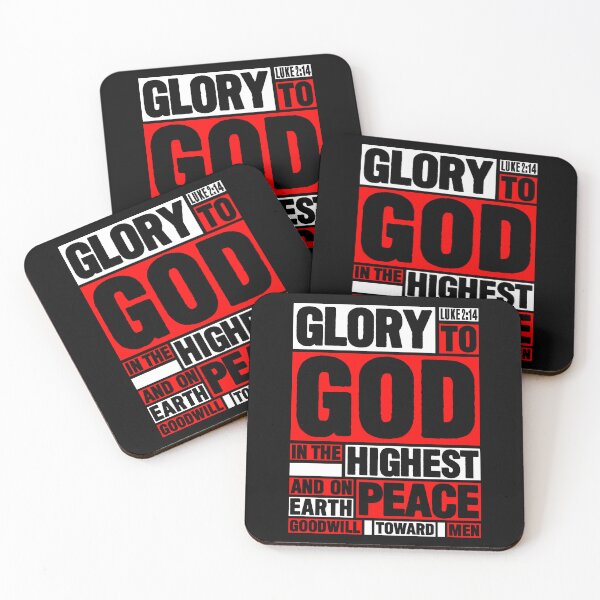 Item preview, Luke 2:14 Glory to God in the Highest designed and sold by plushism.