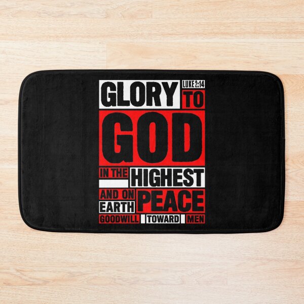 Item preview, Luke 2:14 Glory to God in the Highest designed and sold by plushism.