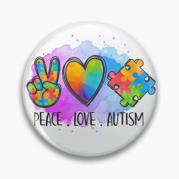 Item preview, peace love austim designed and sold by TjStudio.