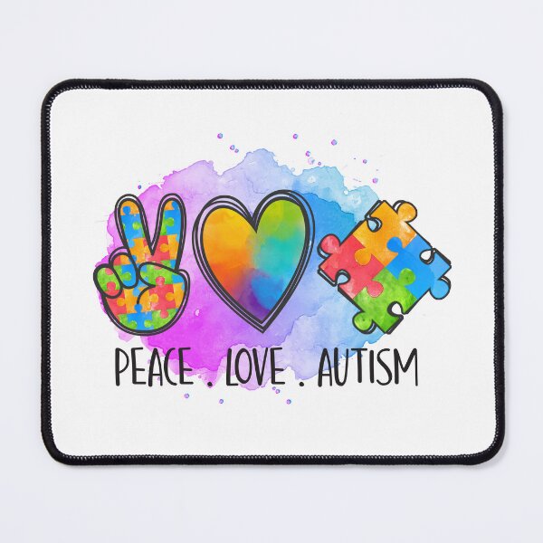 Item preview, peace love austim designed and sold by TjStudio.