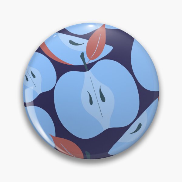 Artikelvorschau, Minimalistischer blauer Apfel entworfen und verkauft von Deviarty.