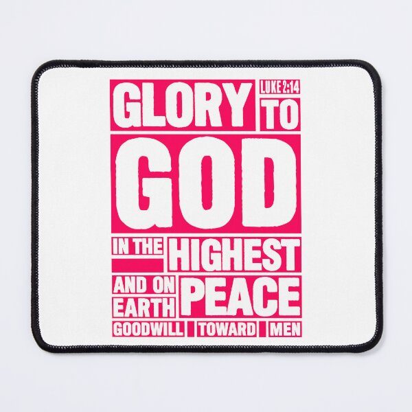 Item preview, Luke 2:14 Glory to God in the Highest designed and sold by plushism.