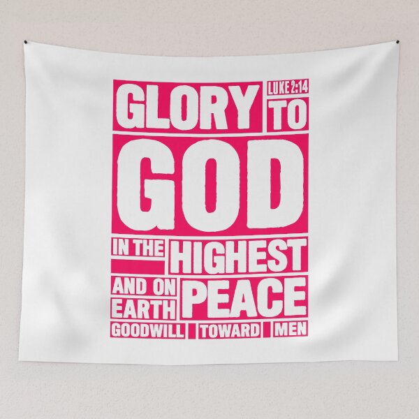 Item preview, Luke 2:14 Glory to God in the Highest designed and sold by plushism.