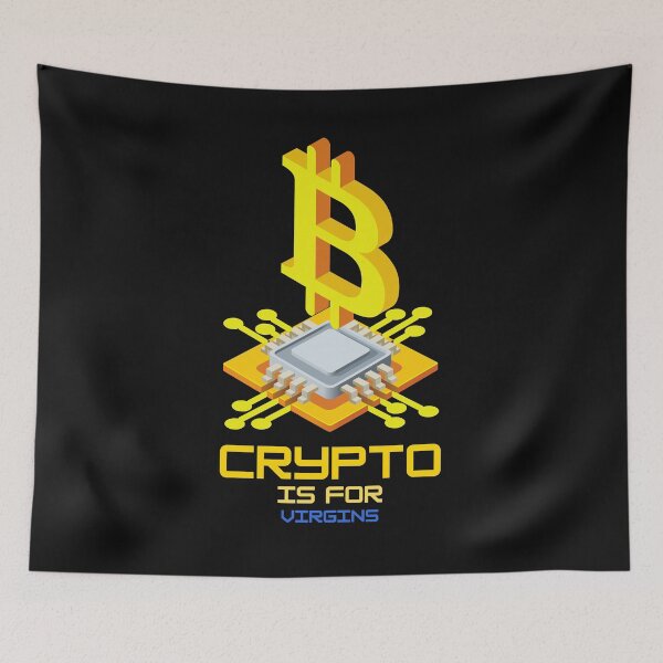 Item preview, Crypto is for Virgin Meme designed and sold by FOSLIGHT.