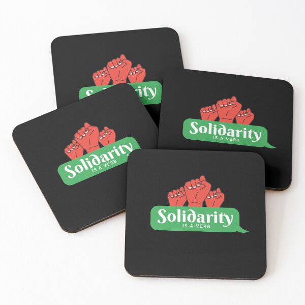Item preview, Copy of Copy of Copy of solidarity is a verb - solidarity supporters- human rights gift support designed and sold by zakibenj.