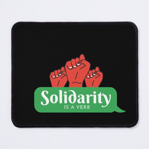 Item preview, Copy of Copy of Copy of solidarity is a verb - solidarity supporters- human rights gift support designed and sold by zakibenj.