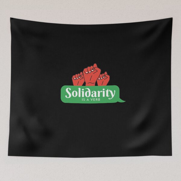 Item preview, Copy of Copy of Copy of solidarity is a verb - solidarity supporters- human rights gift support designed and sold by zakibenj.