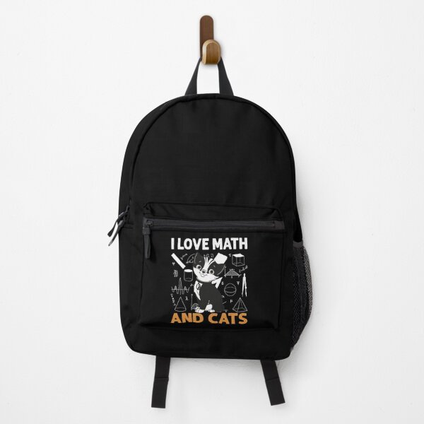 Item preview, I Love Math And Cats Funny Kitty Lovers designed and sold by mohalaz.