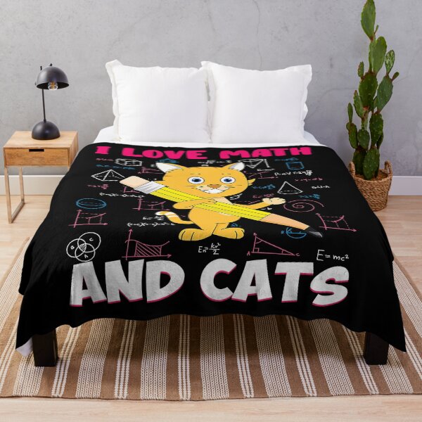 Item preview, I Love Math And Cats Funny Cat and Math Lovers designed and sold by mohalaz.