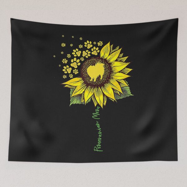 Artikelvorschau, Pommersche Mama Sonnenblume Pommersche Geschenke Hundemamma Mama Premium T-Shirt entworfen und verkauft von Jackdina.