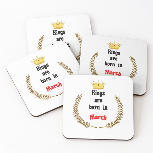 Item preview, Kings are born in March. Funny Quotes. Funny Gift designed and sold by D/Art ⭐⭐⭐⭐⭐.