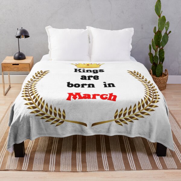 Item preview, Kings are born in March. Funny Quotes. Funny Gift designed and sold by D/Art ⭐⭐⭐⭐⭐.
