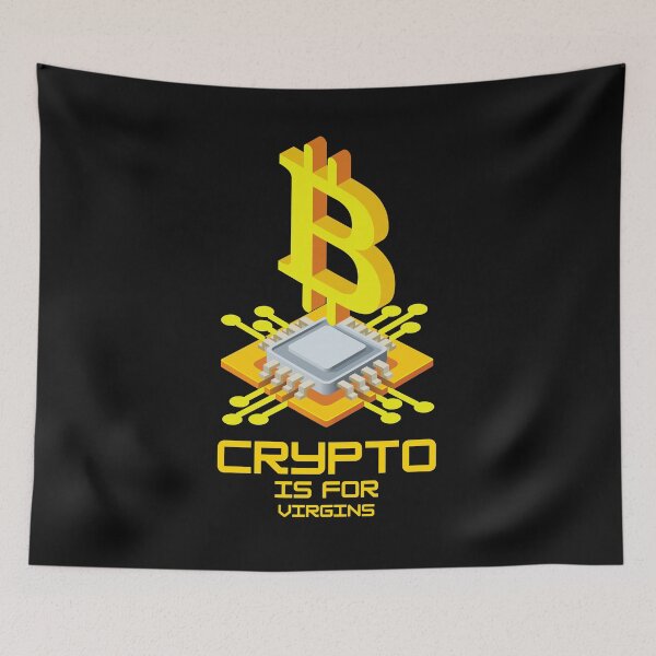 Item preview, Crypto is for Virgin Meme designed and sold by FOSLIGHT.