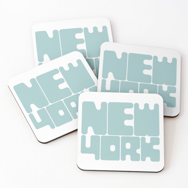 Item preview, New York - Eggshell Blue designed and sold by boxedspaper.