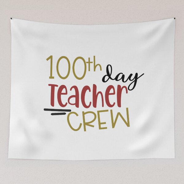 Artikelvorschau, Lehrer-Crew zum 100. Tag – lustige Schul-T-Shirt-Design-Geschenkidee für Lehrer entworfen und verkauft von Prince - Bestseller ★★★★★.