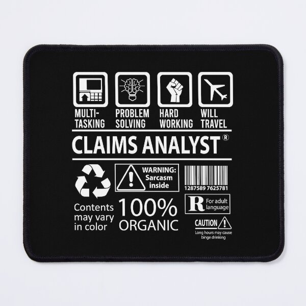 Item preview, Claims Analyst T Shirt - MultiTasking Certified Job Gift Item Tee designed and sold by oslandefren.
