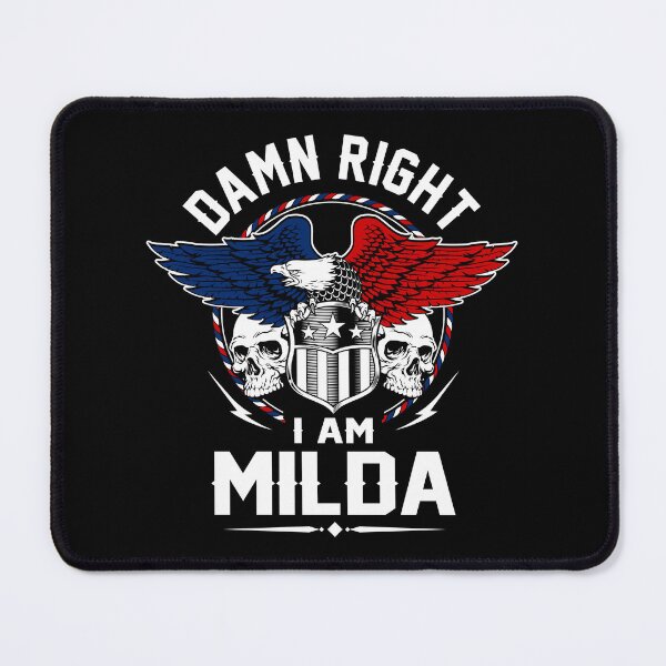 Item preview, Milda Name T Shirt - Damn Right I Am Milda Gift Item Tee designed and sold by nauglesamatha.