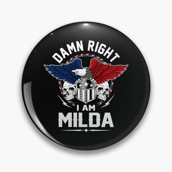 Item preview, Milda Name T Shirt - Damn Right I Am Milda Gift Item Tee designed and sold by nauglesamatha.