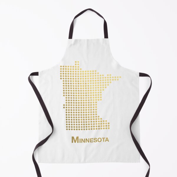 Item preview, Minnesota gold dotted map designed and sold by captaingursel.
