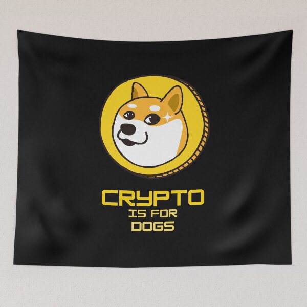 Item preview, Crypto is for Dogs Meme designed and sold by FOSLIGHT.