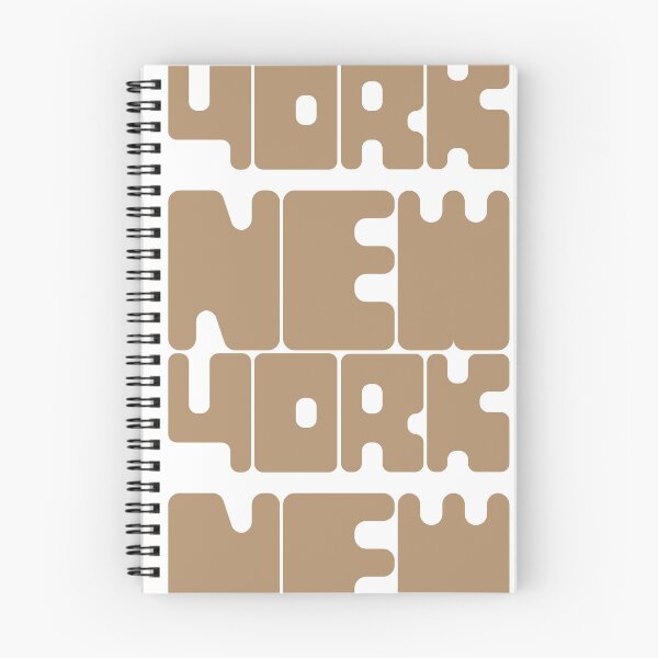 Item preview, New York - Ice Coffee Brown designed and sold by boxedspaper.