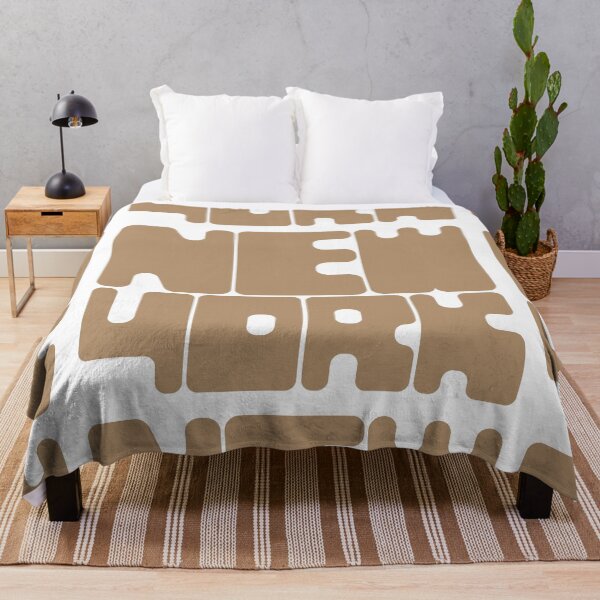 Item preview, New York - Ice Coffee Brown designed and sold by boxedspaper.