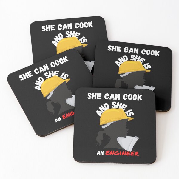 Item preview, She Can Cook She is an Engineer Funny T-Shirt designed and sold by LJ4EVER.