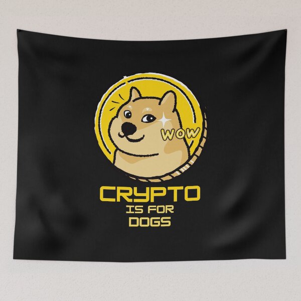 Item preview, Crypto is for Dogs Meme designed and sold by FOSLIGHT.