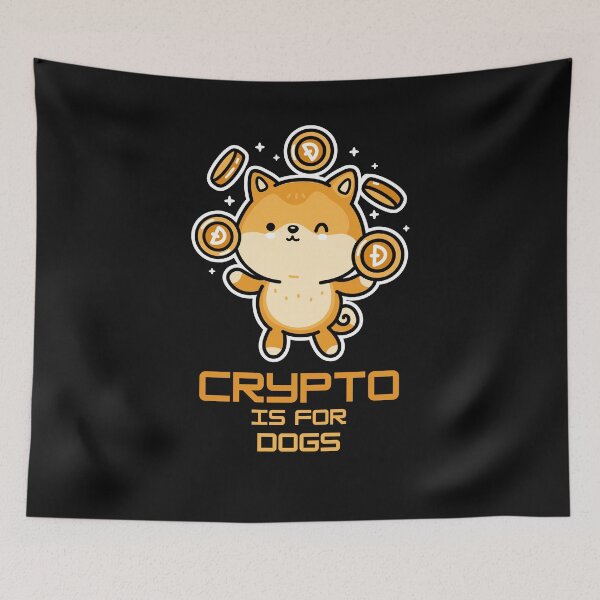 Item preview, Crypto is for Dogs Meme designed and sold by FOSLIGHT.