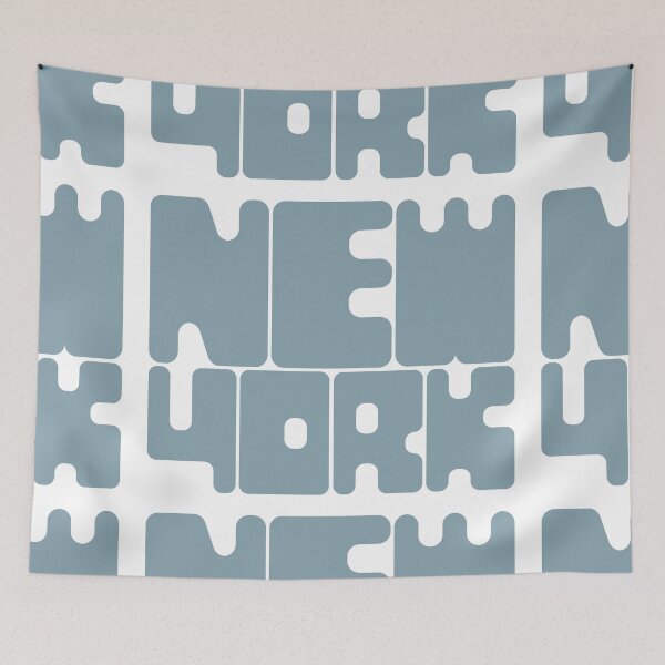 Item preview, New York - Tourmaline Blue designed and sold by boxedspaper.