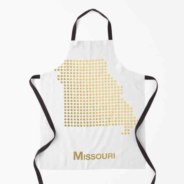 Item preview, Missouri gold dotted map designed and sold by captaingursel.