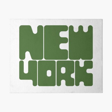 Item preview, New York - Treetop Green designed and sold by boxedspaper.