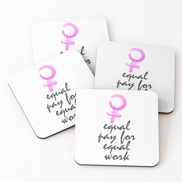 Item preview, Equal pay for equal work - Feminism designed and sold by crazycollective.