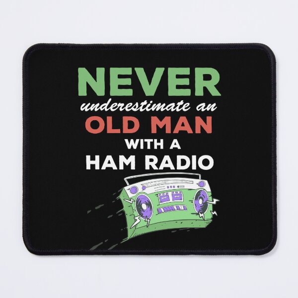 Item preview, Vintage Old Man With A Ham Radio Antenna Ham Radio designed and sold by bestic.