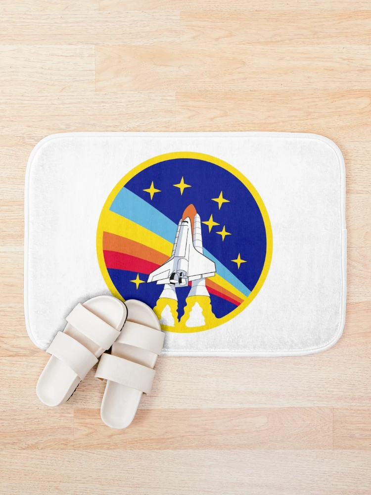 Thumbnail 1 of 6, Bath Mat, SPACE PATCH designed and sold by Character Assassination.