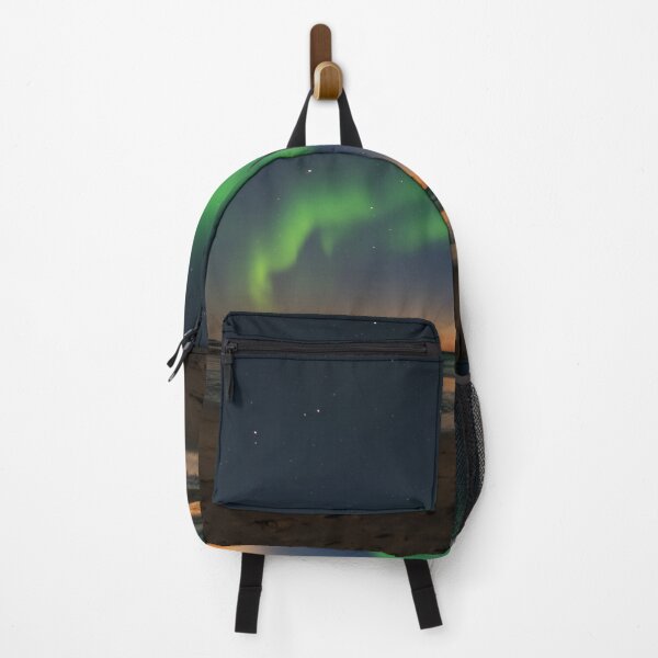 Item preview, Northern Lights Beach Sea Aurora Borealis Coast designed and sold by simplife-art.
