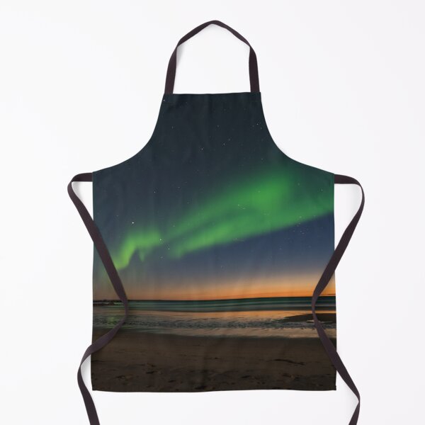 Item preview, Northern Lights Beach Sea Aurora Borealis Coast designed and sold by simplife-art.