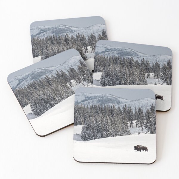 Item preview, Bison in Snow designed and sold by YunekOriginals.