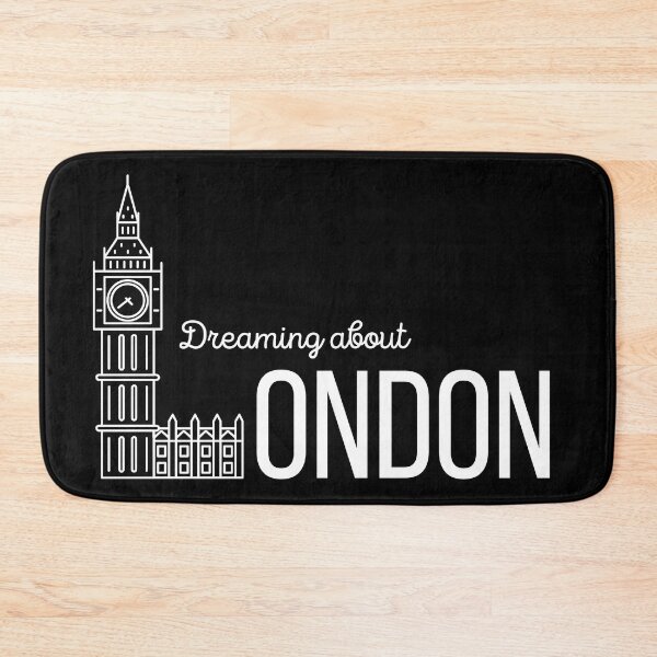 Item preview, Dreaming about London, Big Ben integrated in the word London designed and sold by Designbyfia.