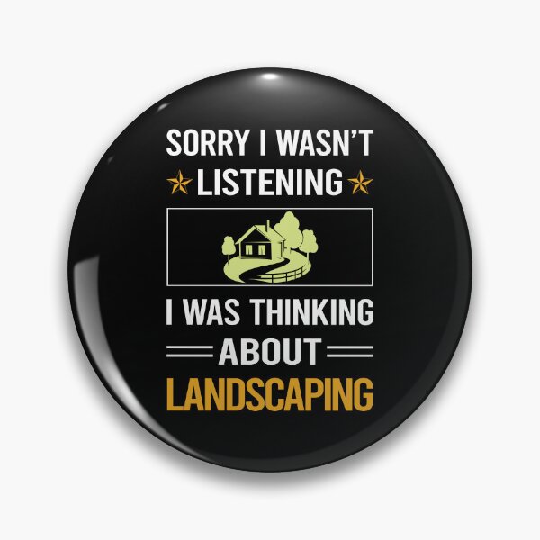 Item preview, Funny Listening Landscaping Landscape Landscaper designed and sold by fatherbarliman.