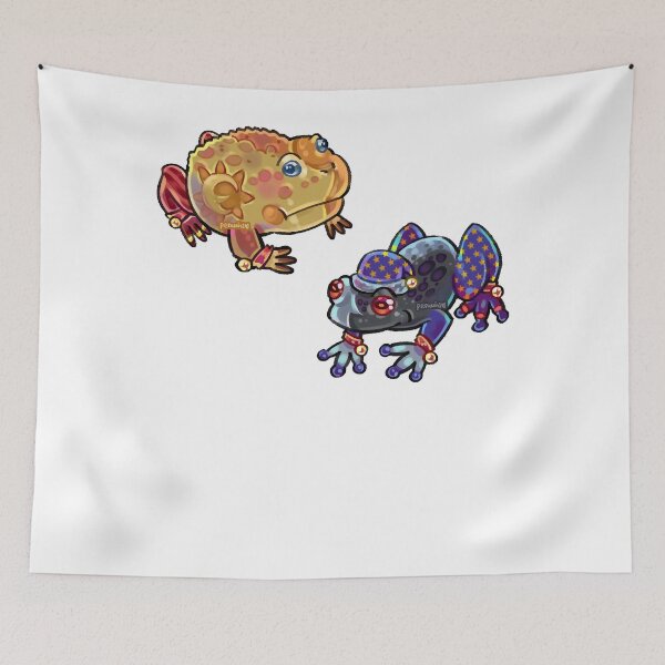 Item preview, Five Nights at Freddy's Security Breach Sun and Moon as Adorable Cute Small Frogs 2 Pack  designed and sold by JOSEURIEL.