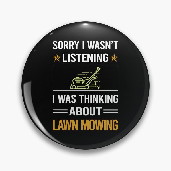 Item preview, Funny Listening Lawn Mowing Mower Lawnmower designed and sold by fatherbarliman.