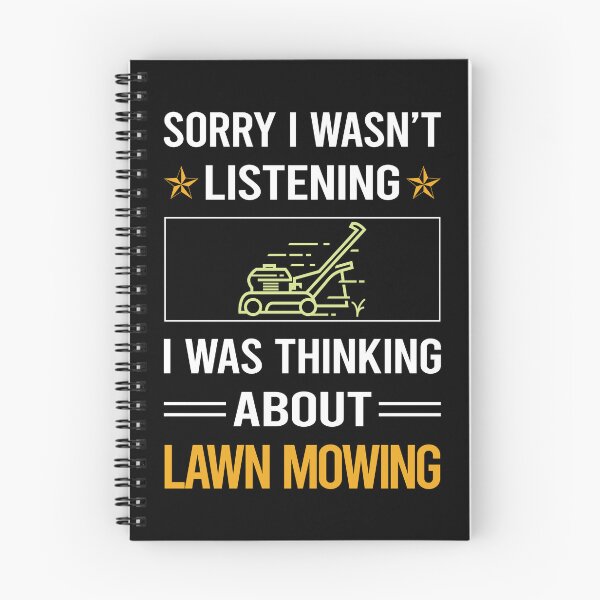 Item preview, Funny Listening Lawn Mowing Mower Lawnmower designed and sold by fatherbarliman.
