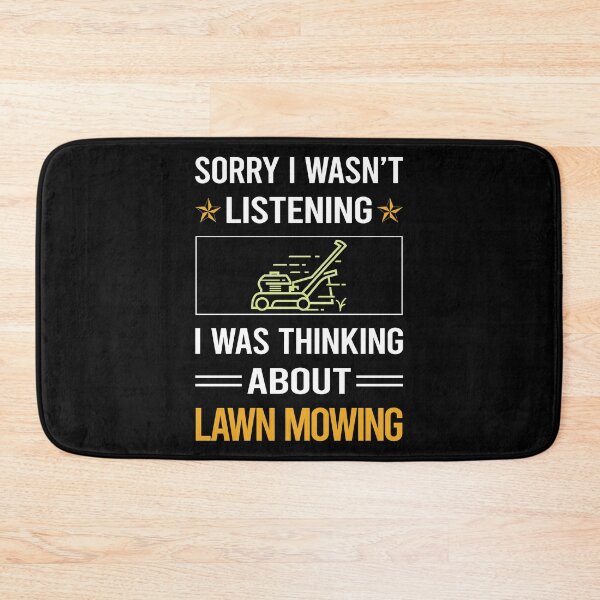 Item preview, Funny Listening Lawn Mowing Mower Lawnmower designed and sold by fatherbarliman.