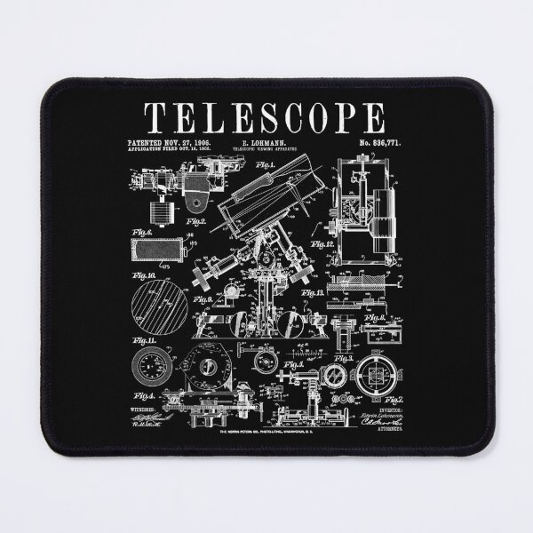 Item preview, Astronomy Teacher Astronomer Telescope Vintage Patent Print designed and sold by GrandeDuc.