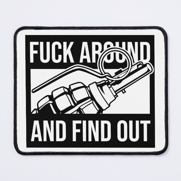 Item preview, FAFO Fuck Around and Find Out grenade black designed and sold by Z0nked.